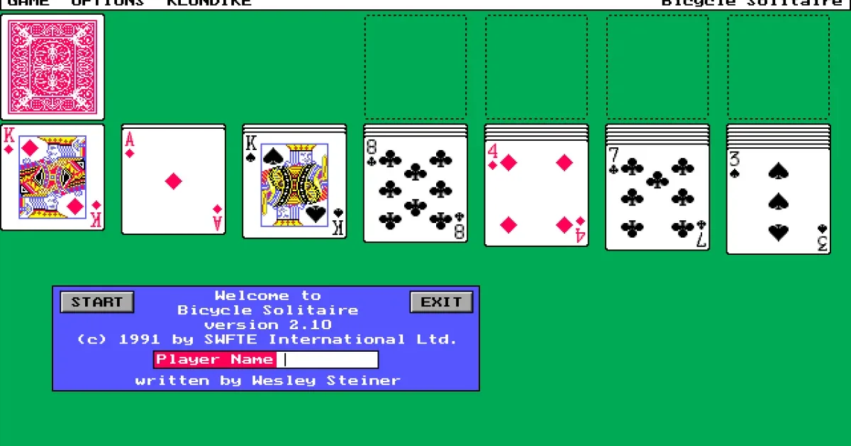 Bicycle Solitaire