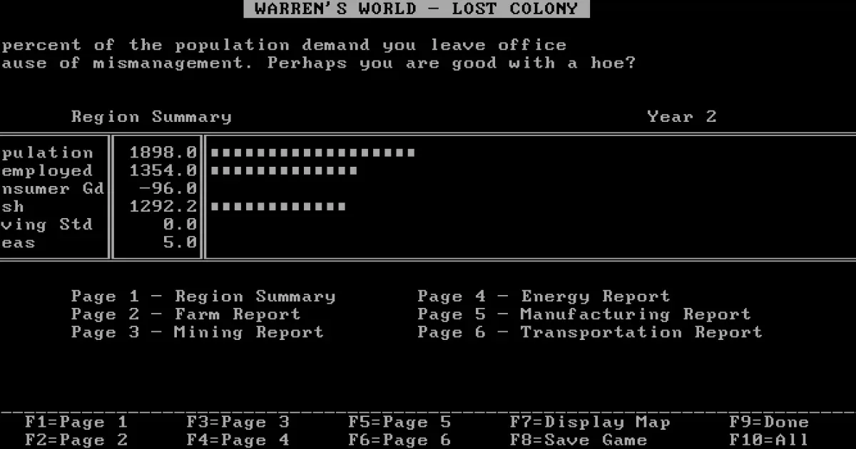 Warren's World: Lost Colony