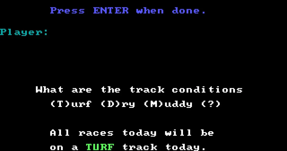 Daily Double Horse Racing