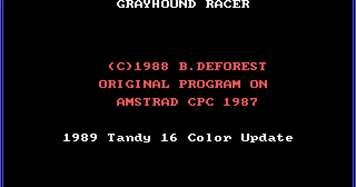 Grayhound Racer