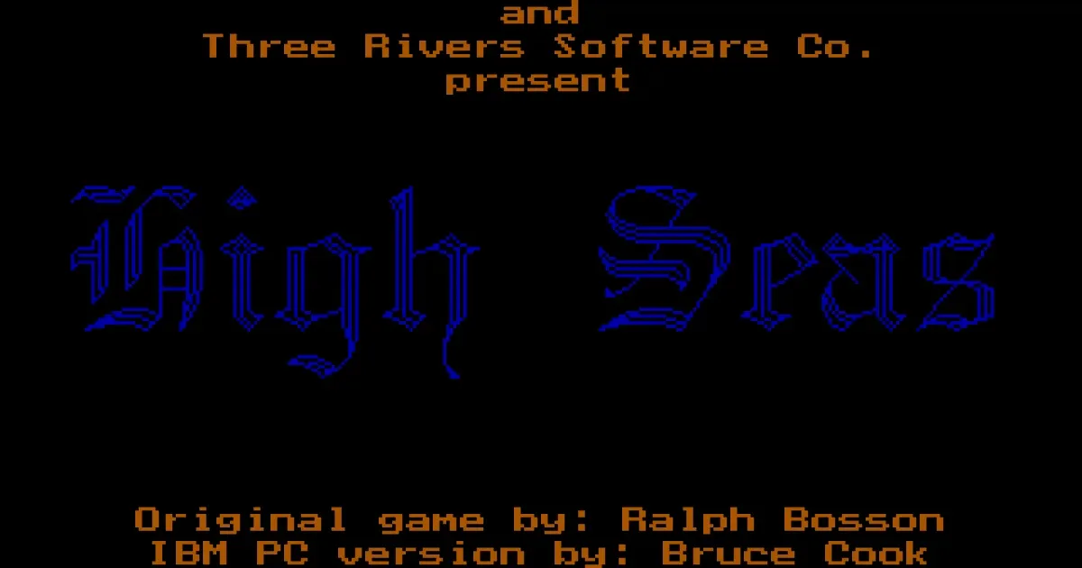 Ralph Bosson's High Seas