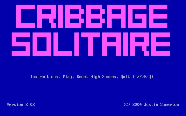 Cribbage Solitaire