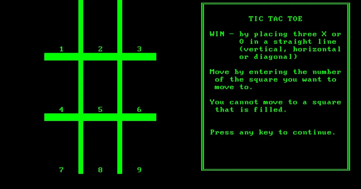 Tic Tac Toe