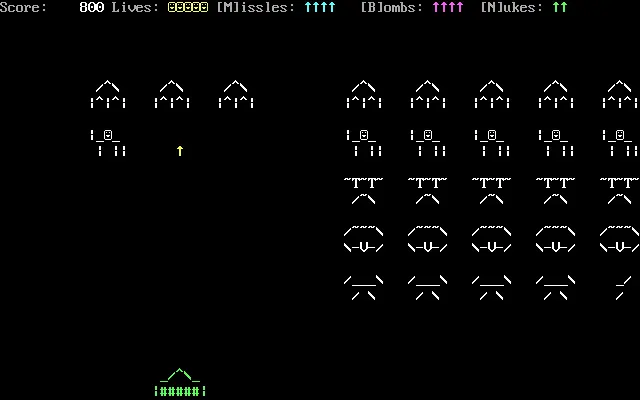 ASCII Invaders