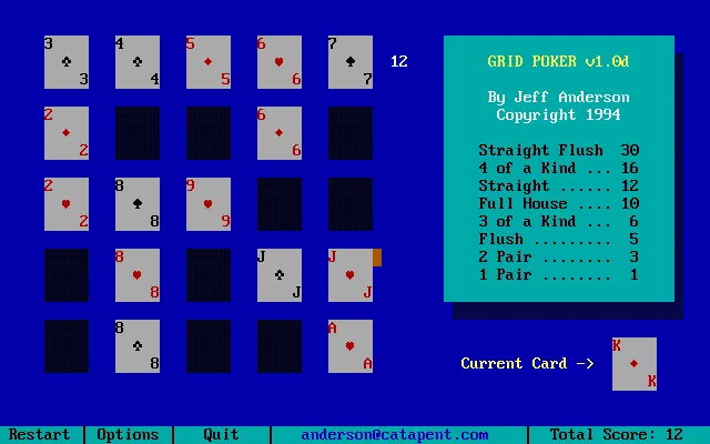 Grid Poker
